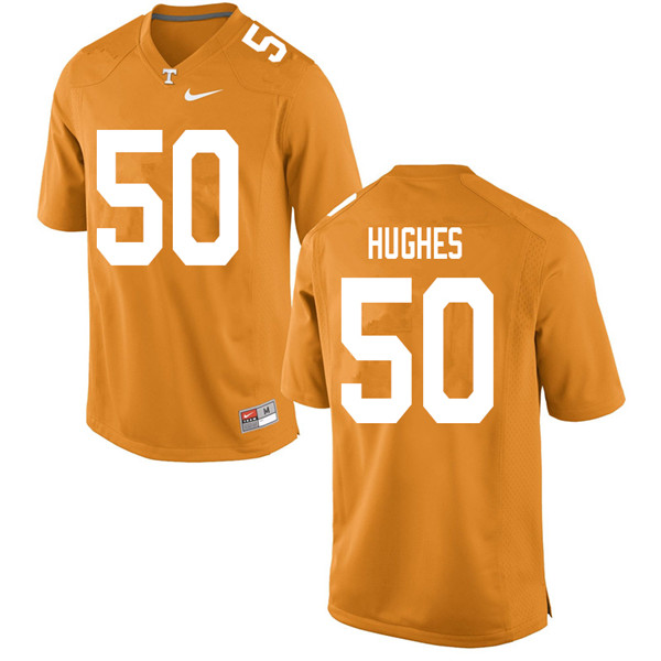 Men #50 Cole Hughes Tennessee Volunteers College Football Jerseys Sale-Orange